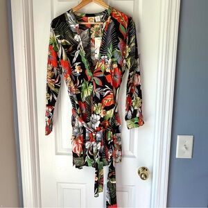 C&C California Floral Tropical Swim Coverup NWT